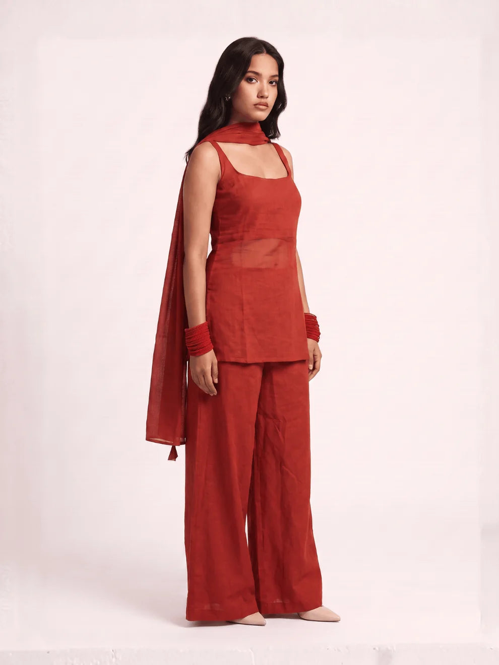 Gulaab Mul Dupatta Set