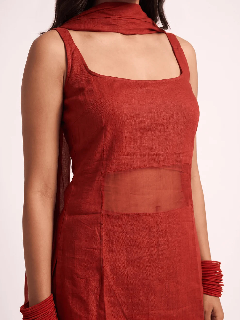 Gulaab Mul Dupatta Set