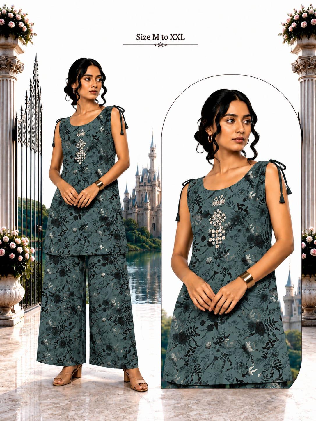 Sleeve less kurti