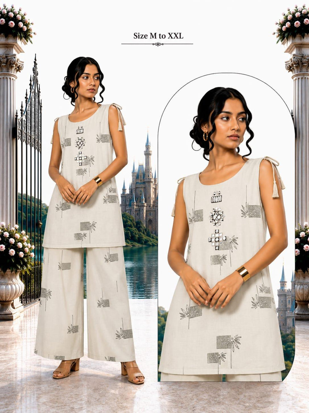 Sleeve less kurti