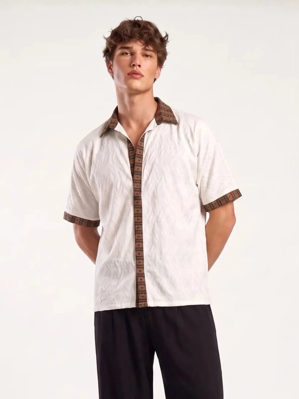 Kabir Beige Cotton Kurta